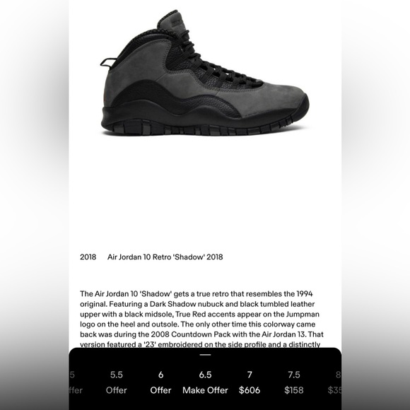 Air Jordan 10 Retro “Shadow” - Picture 4 of 4